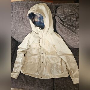 Rare Vintage Woolrich Made In Usa Field Coat. Large, 22ptp.